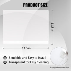 YOILES transparent pee shields material highlights quick maintenance