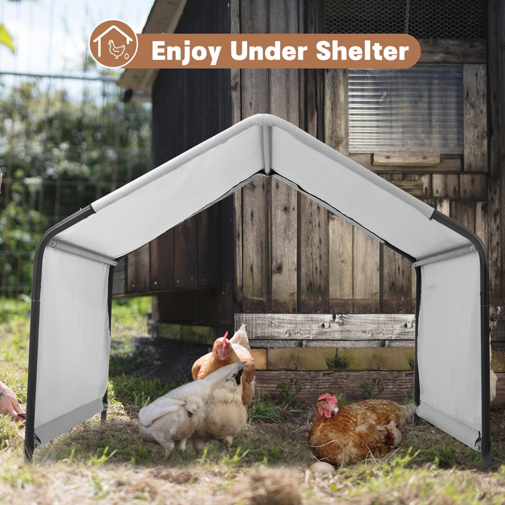 Yokaniwa dog shade shelter open entrance for easy pet access