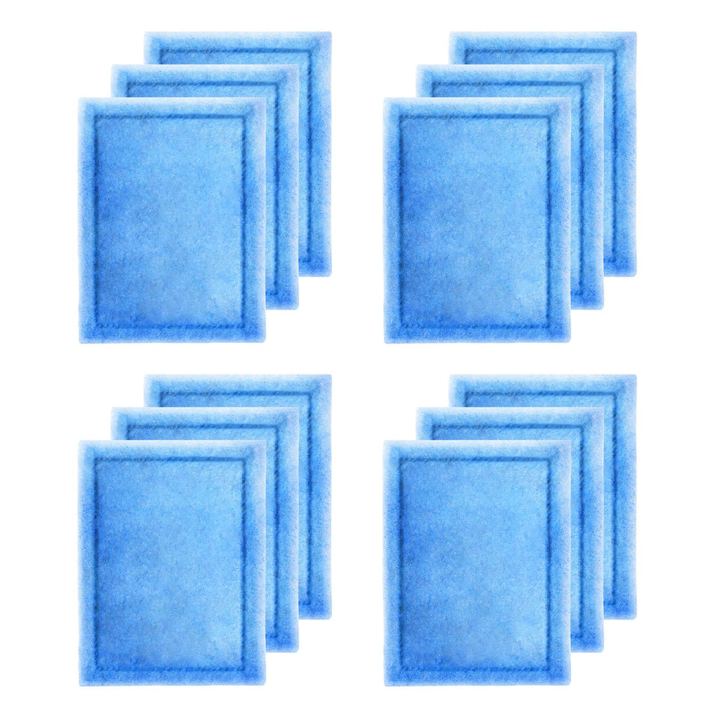 Yonice aquarium filter cartridge 12-pack packaging ready for quick replacement.