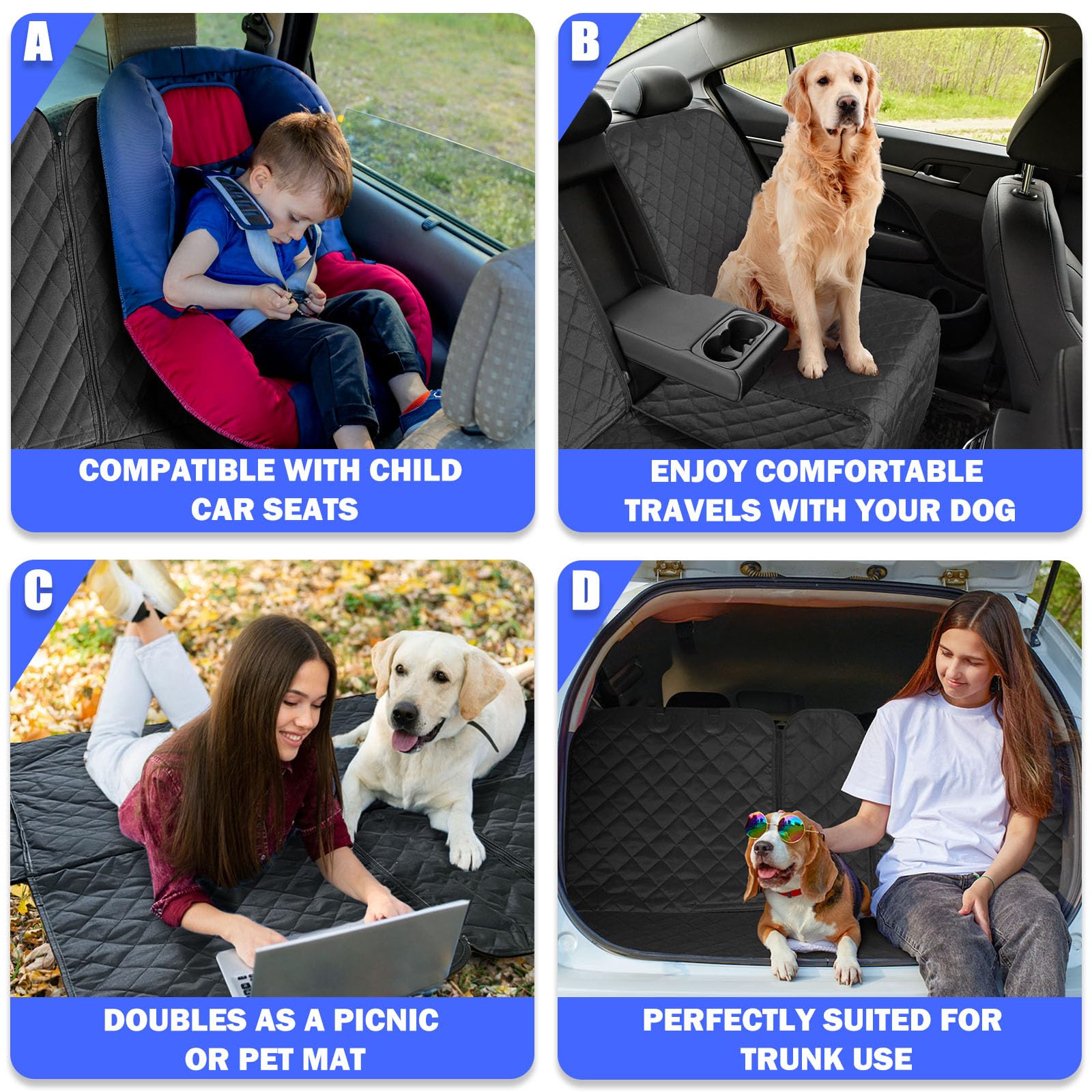 Yonktoo seatbelt and latch compatibility for pets and child seats