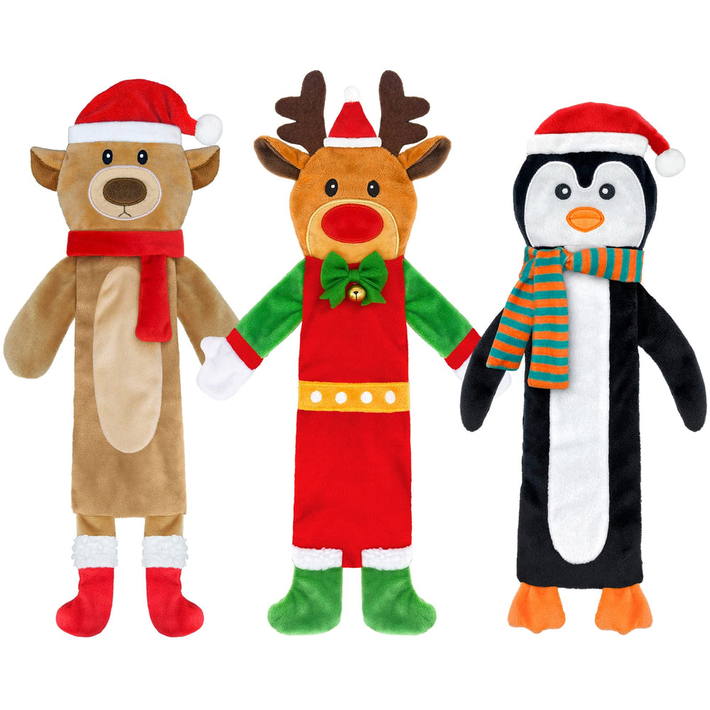 Yoochee Christmas squeaky Reindeer toy for festive interactive play