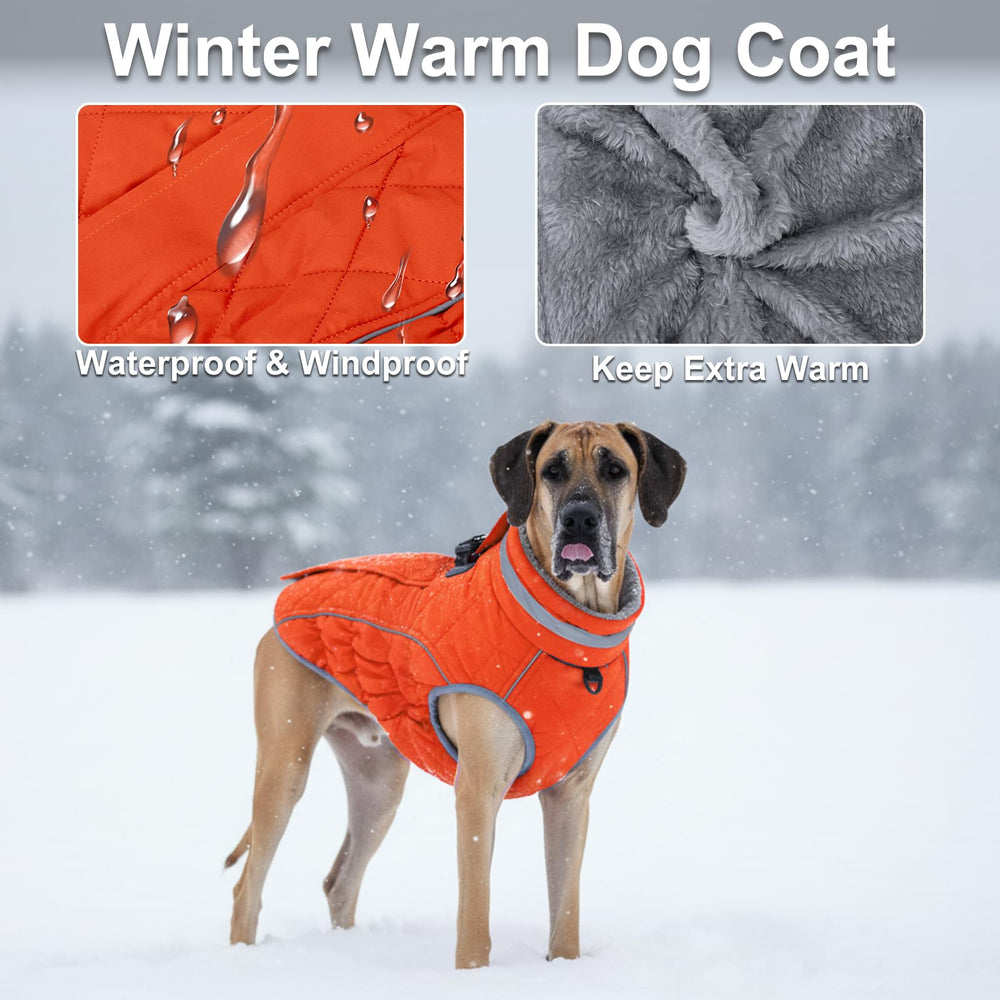Yoochee coat features Velcro zipper guard for wind and water resistance.