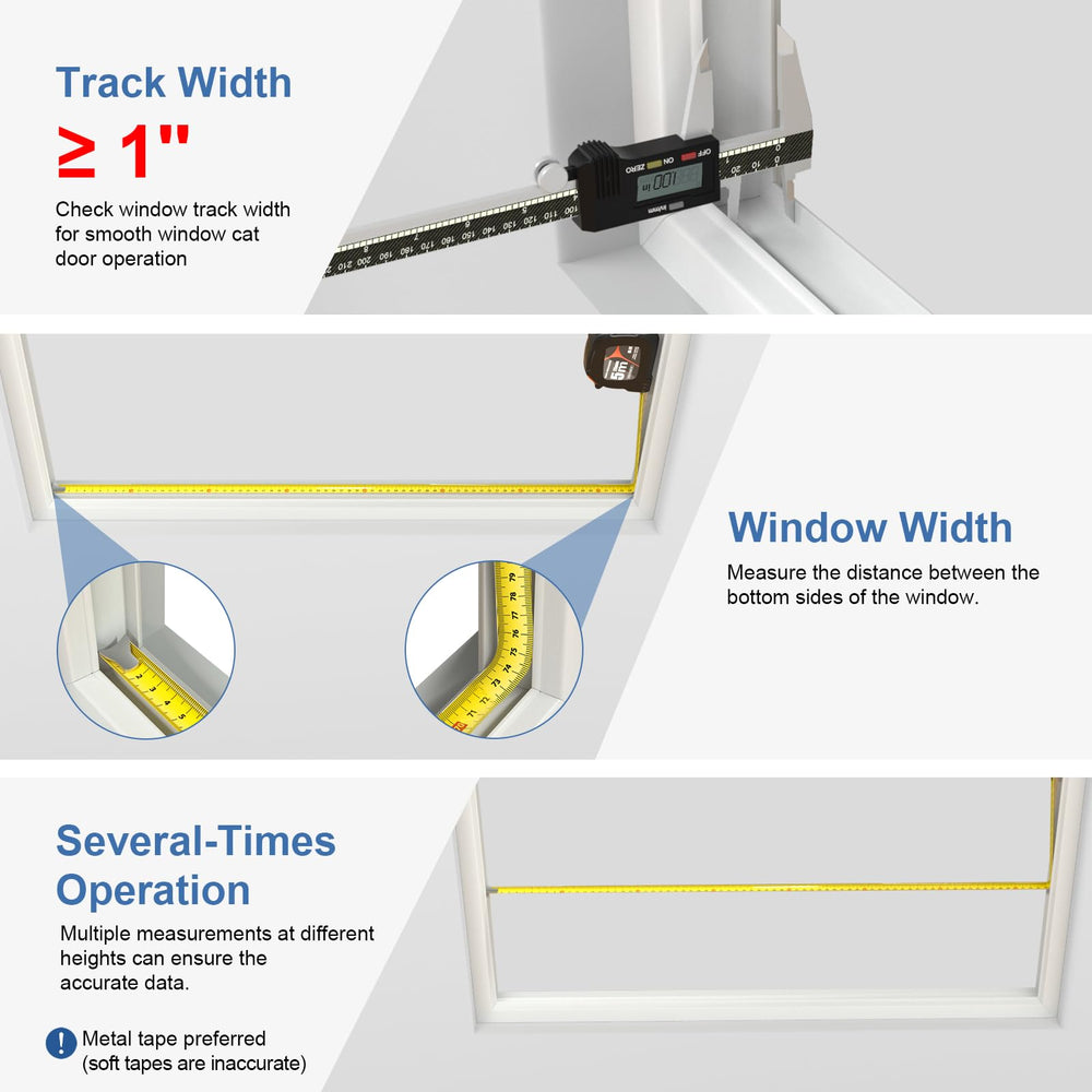 Yoochee ventilated pet door installation demonstrates tool-free setup for quick mounting.
