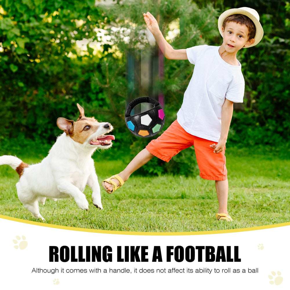YOOGAO Pet dog ball floating demonstrates water-friendly fetch during pool or lake adventures.