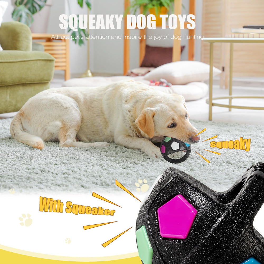 YOOGAO Pet dog ball in action showcases versatile tossing for dogs of all sizes.