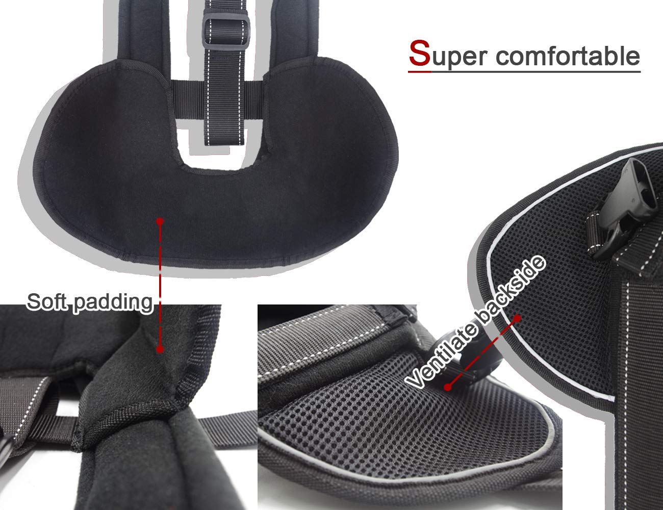YOOGAO Pet Extensible Handle provides cushioned support during strong pulls