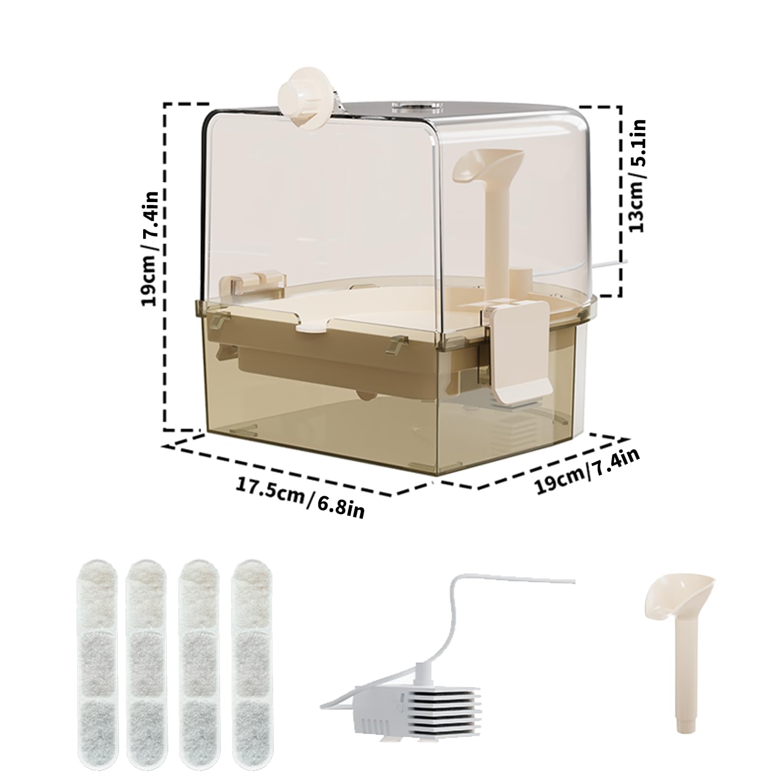 YOOSO WING cage-mount design for secure installation