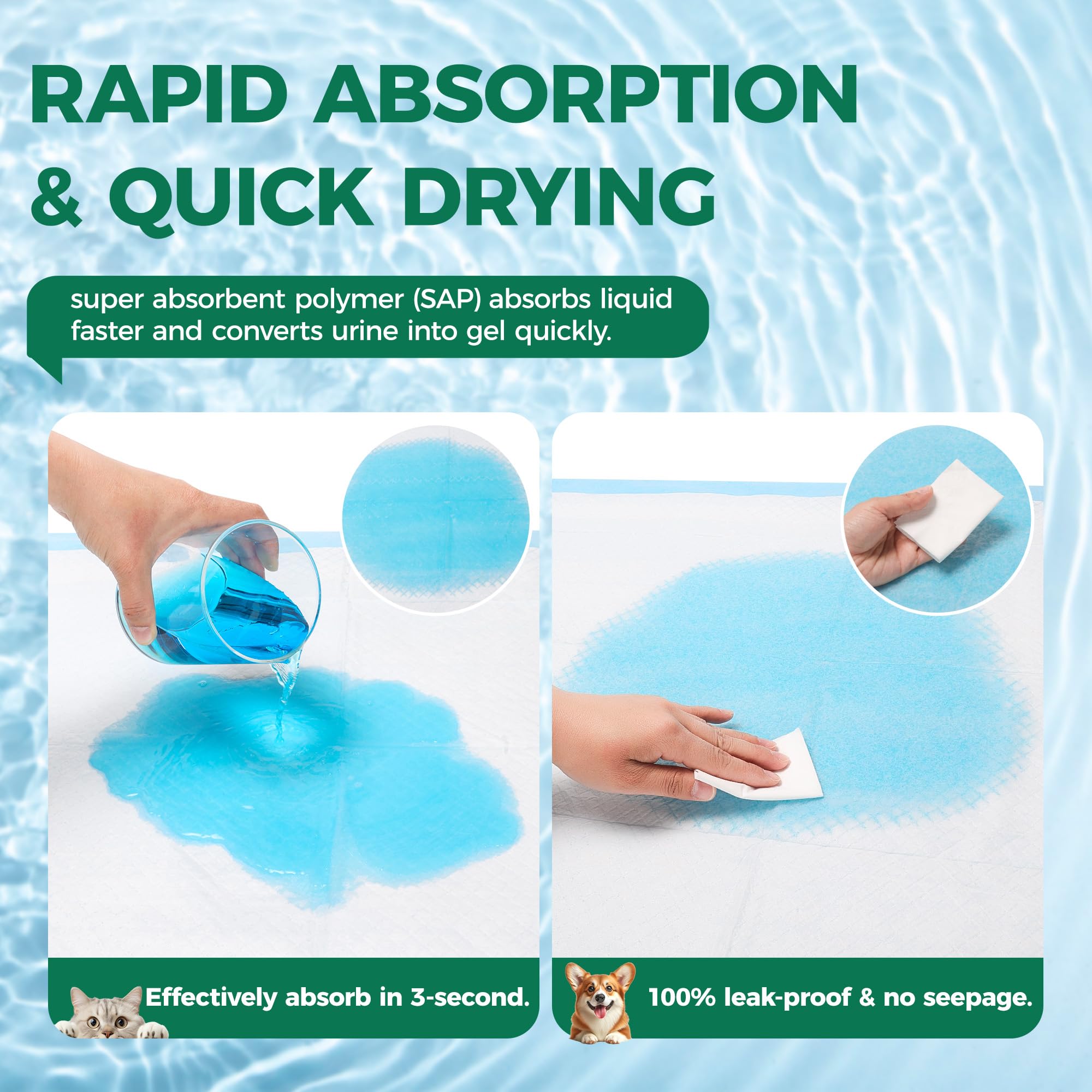 YOPETKI waterproof backing image illustrates barrier protecting floors and crates.