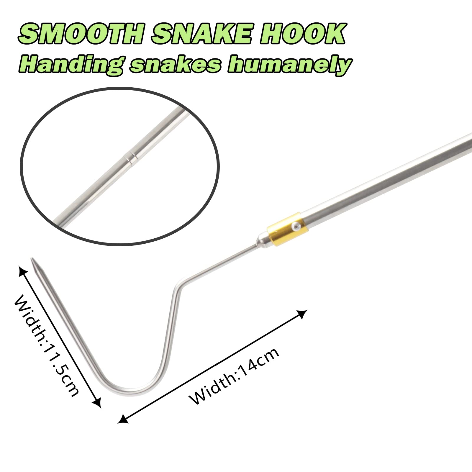 Yorikyas pet reptile handling tool supports gentle, controlled management.