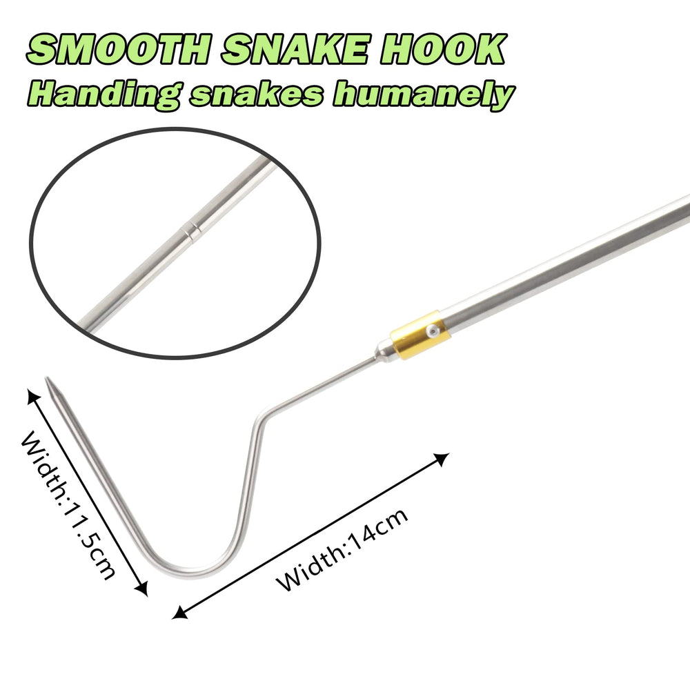 Yorikyas pet reptile handling tool supports gentle, controlled management.