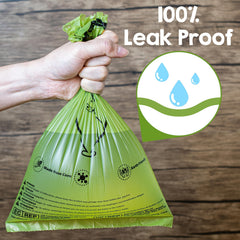 YORJA leak-proof bags demonstrating durability during cleanup.