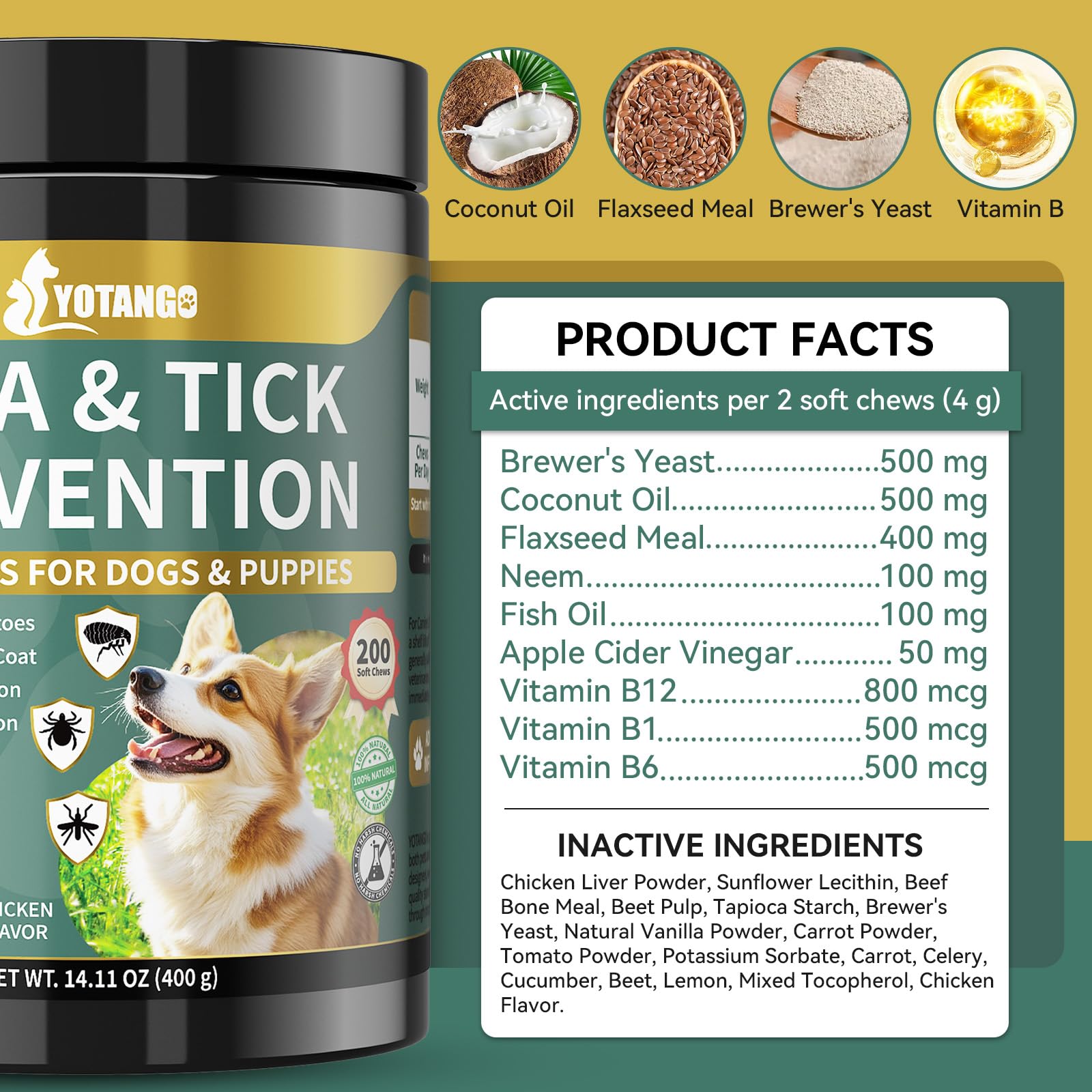 YOTANGO all breeds use suitable for puppies to seniors