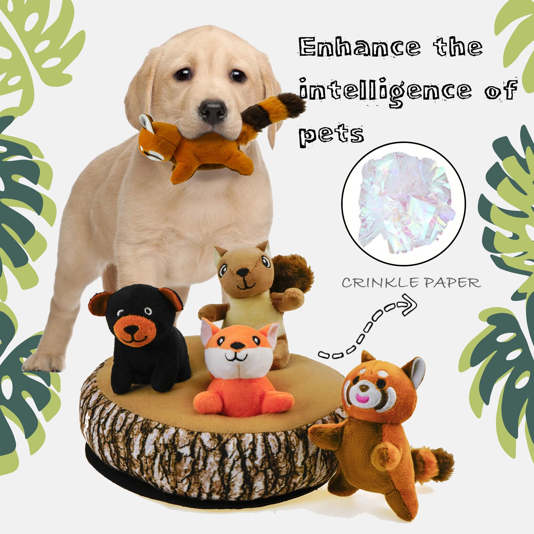 YOUBEMAGIC pet-safe durable materials ensure long-lasting dog fun.