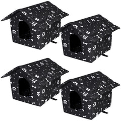 Youdaju outdoor cat house foldable for portable shelter on the go