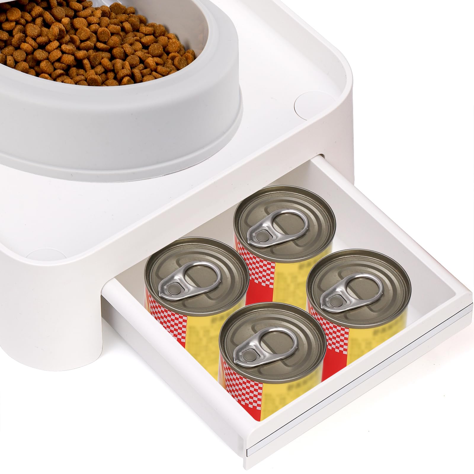 Youeon raised pet feeder stand height adjustment highlights flexible setup