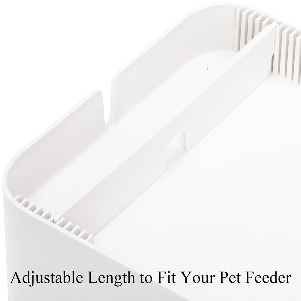 Youeon raised pet feeder stand non-slip pads protect floors during meals