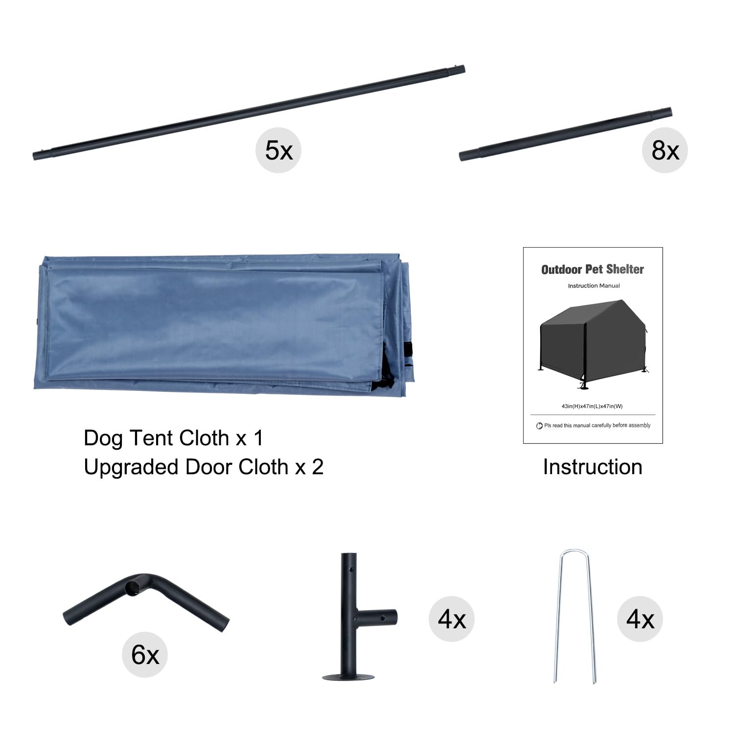 YOUGYM XLarge multipurpose use as garden canopy or poultry shelter