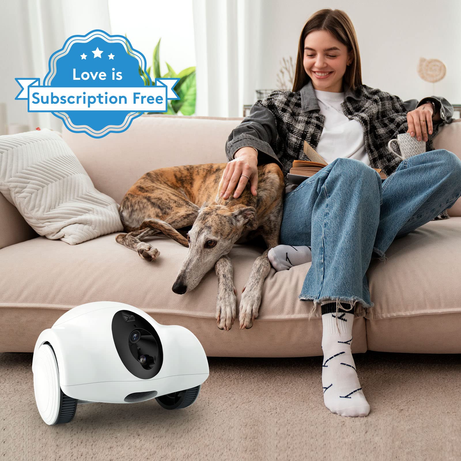 Youpet-1080p-night-vision image supports clear day and night monitoring.