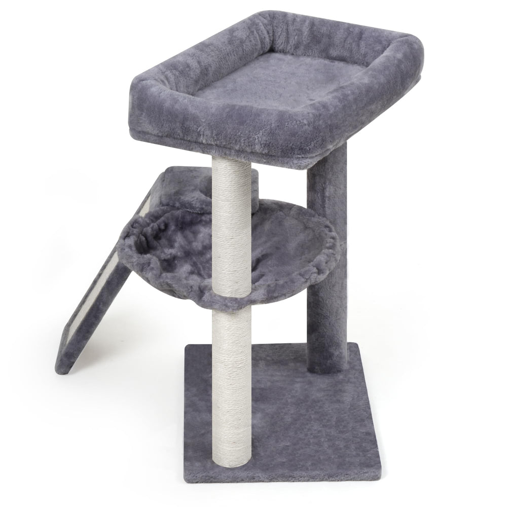 YOUPETSER cat-tree room placement idea shows versatile indoor use with perches and play.