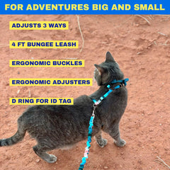 Your Cat Backpack adjustable harness snug-fit close-up demonstrates secure fit options