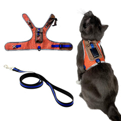 Your Cat Backpack Pathfinder harness with GPS pocket for real-time location tracking