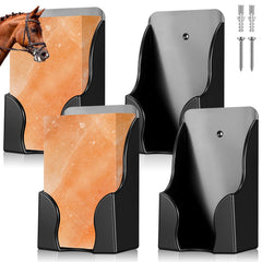 Yousoontic 4lb salt block holder 2-pack offers durable, rust-free feeding solution for livestock.