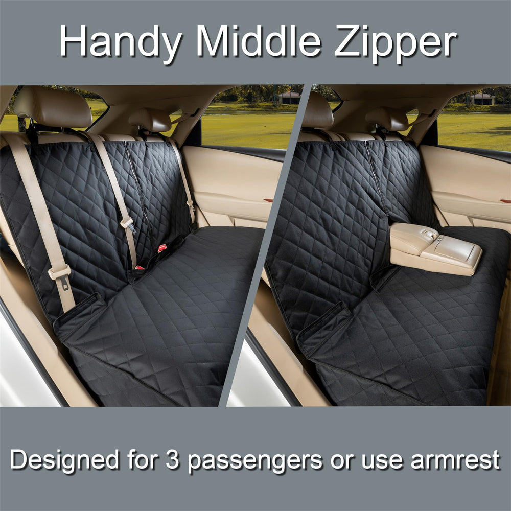 YOVEEKLE nonslip pet seat protector stays securely in place on long rides