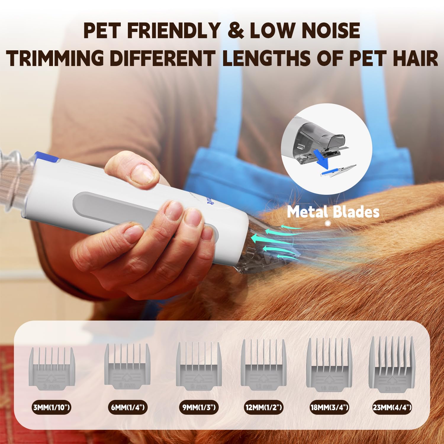 Yowmoft five suction modes customize pet coat care