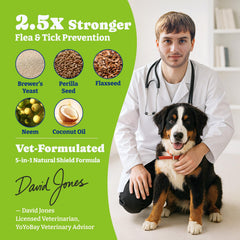 YoYoBay natural shield 5in1 ingredients closeup highlights brewer’s yeast and neem