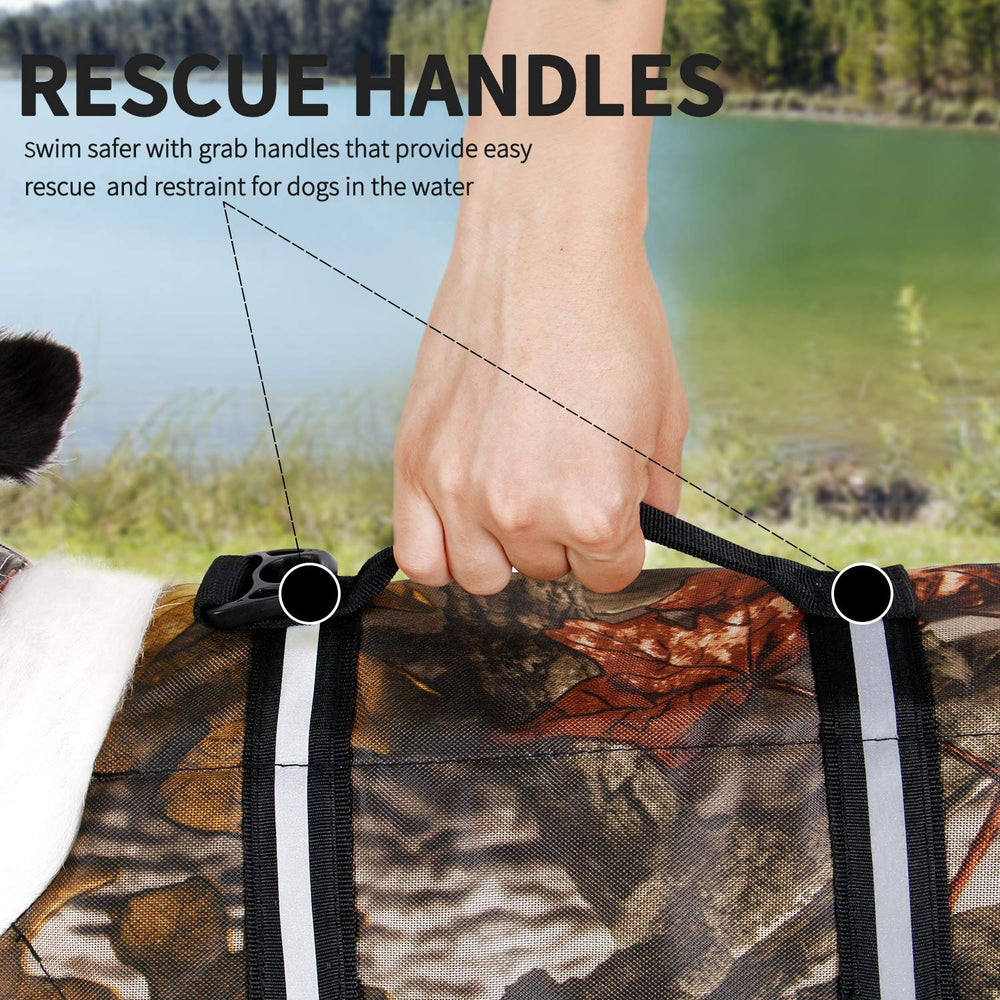 yoyoung dog life jacket adjustable buckles for secure fit during swimming