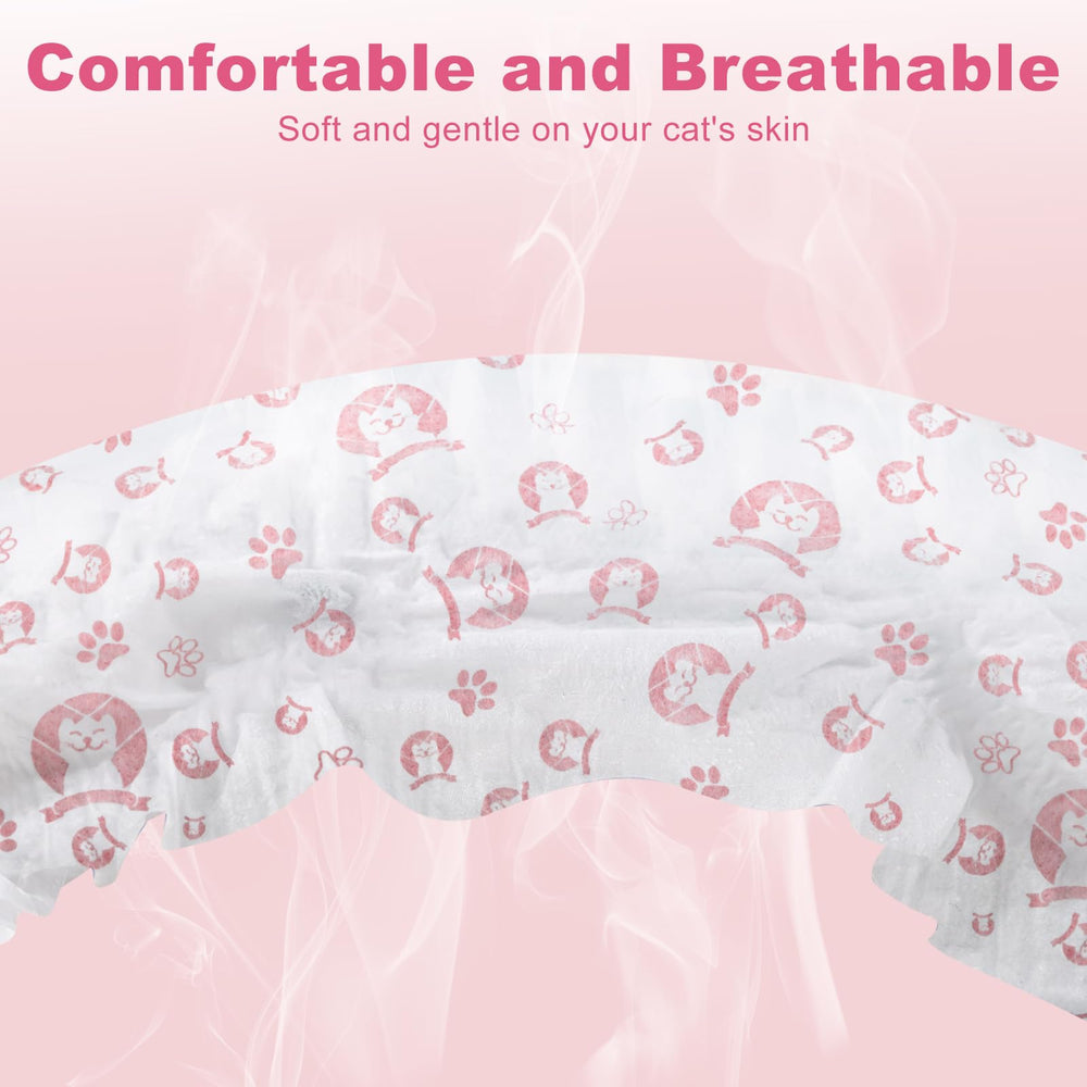 Ypfyed protective adhesive tabs secure a snug fit for variable cat sizes