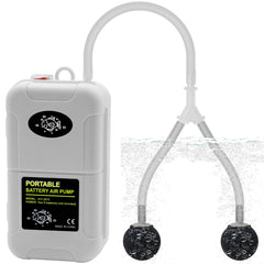 YQMIGU small aerator in a 6-gallon bucket delivering steady bubbles for live bait