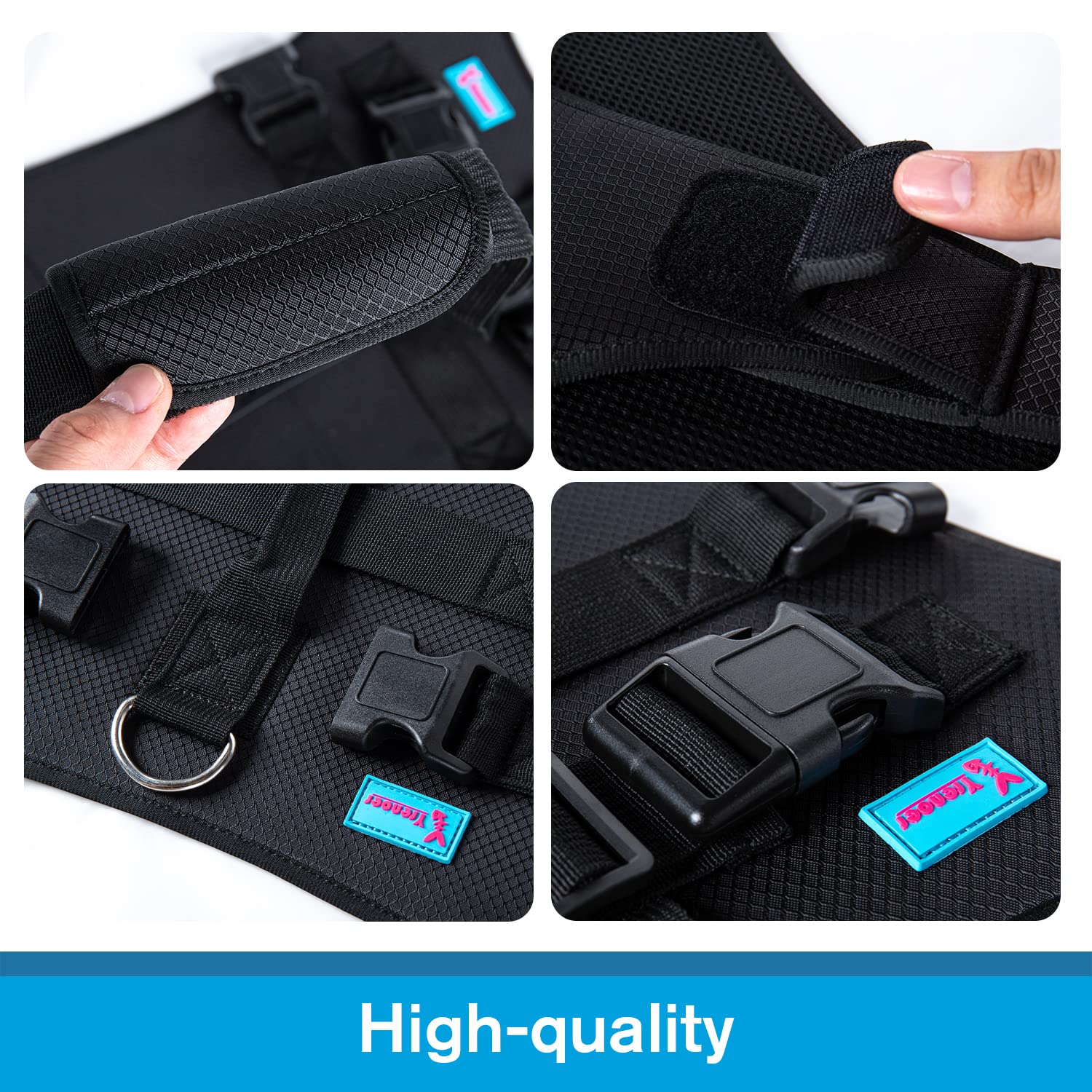 Yrenoer dog lift harness elder dog design improves mobility.
