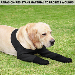 yrenoer dog socks boots neoprene 2.5mm reinforced stitching close-up highlights durability.