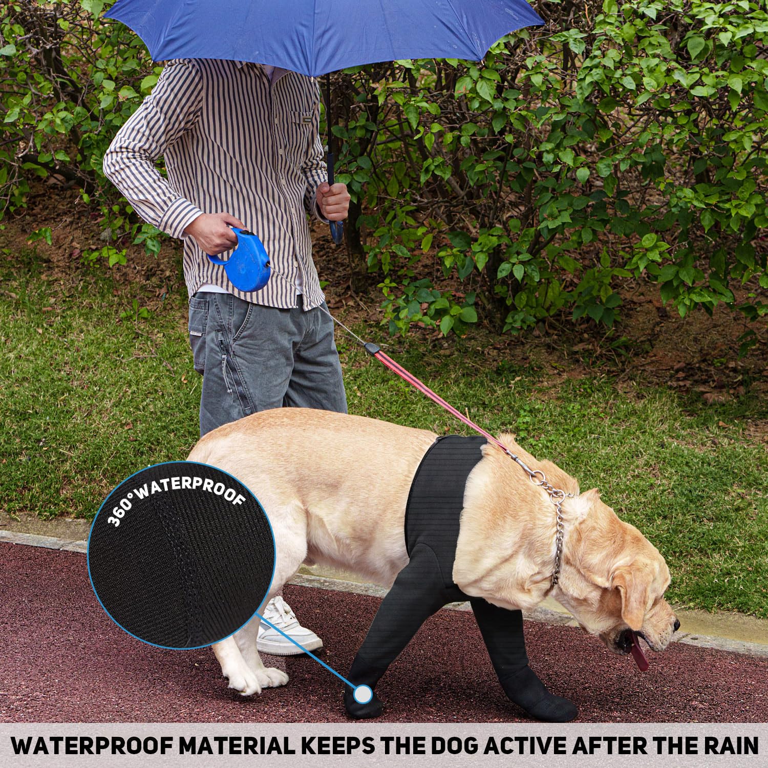 yrenoer dog socks boots post-surgery fit shown with snug adjustable straps for recovery wear.