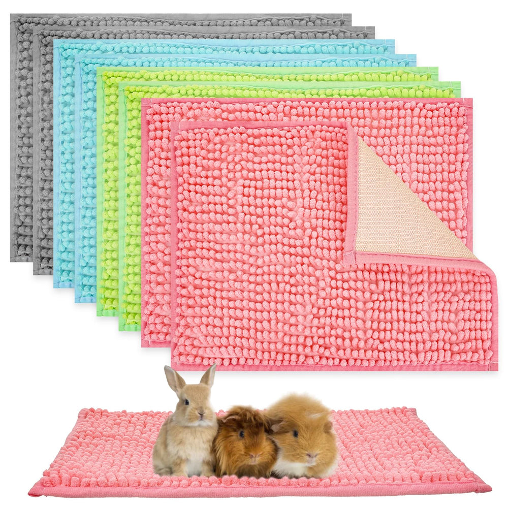 Ysglory guinea pig cage liner gray provides soft, absorbent bedding for dryness.