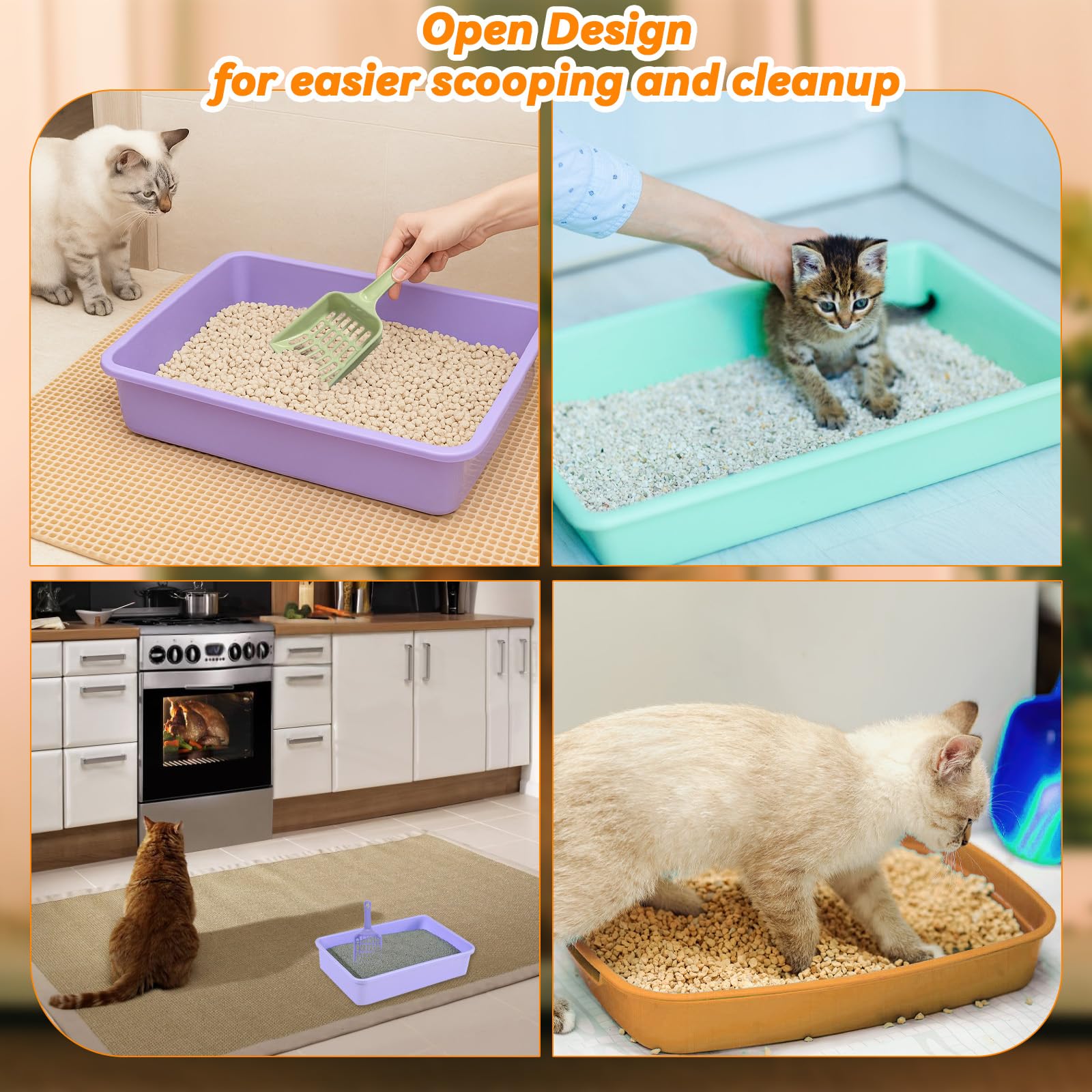 Ysglory travel-ready litter box suitable for cats, rabbits, and other small pets.