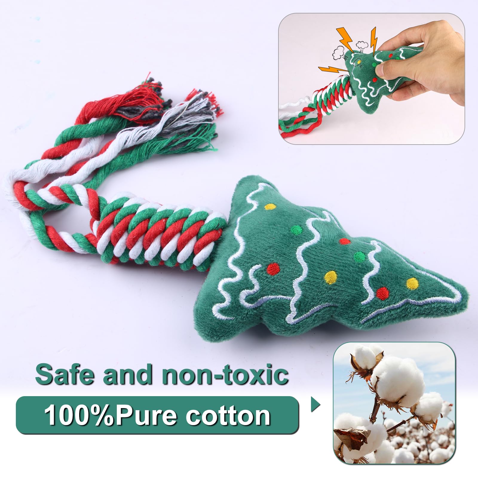 Yteseery rope-ball-toy invites tossing and interactive games with your pup.