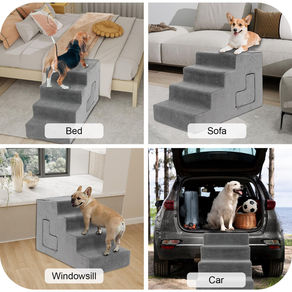 YU YUSING dog stairs non-slip bottom keeps footing secure
