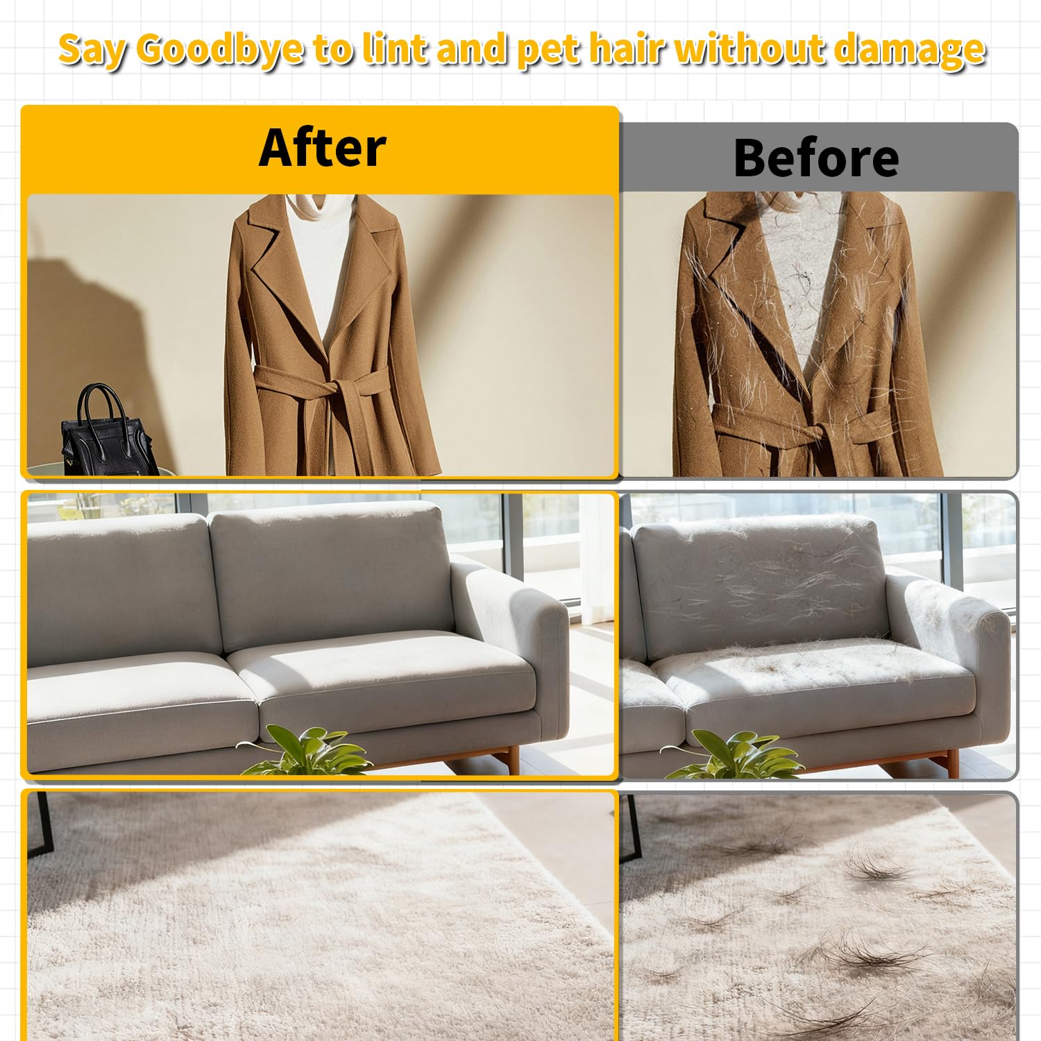 YUAKUOD glove easy cleaning after use on fabrics and car seats