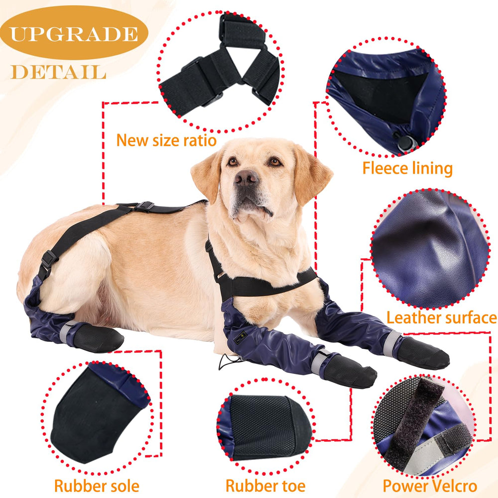 Yucca Waterproof Booties keep paws dry on rainy days and slushy surfaces