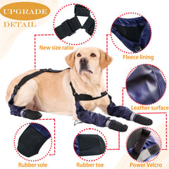 Yucca Waterproof Booties keep paws dry on rainy days and slushy surfaces