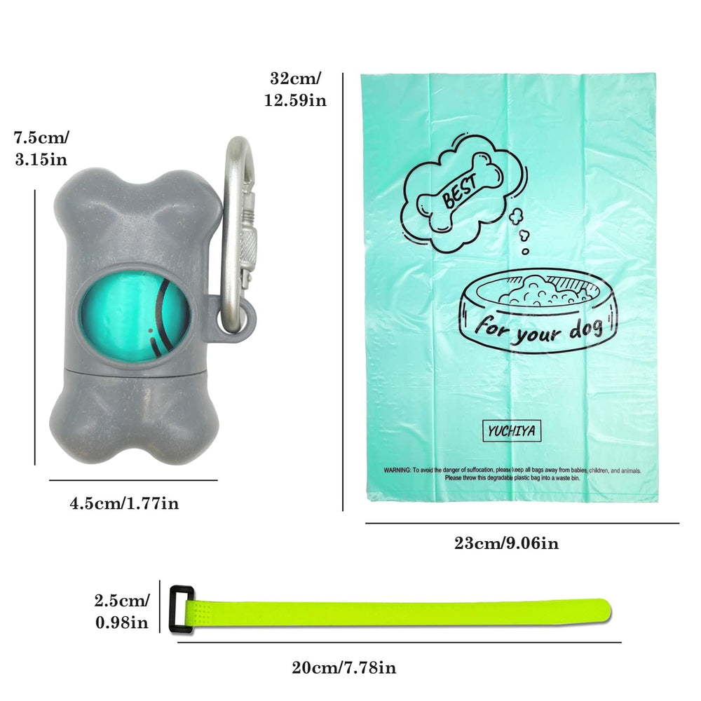 YUCHIYA package contents include 1 holder and 195 bags for travel