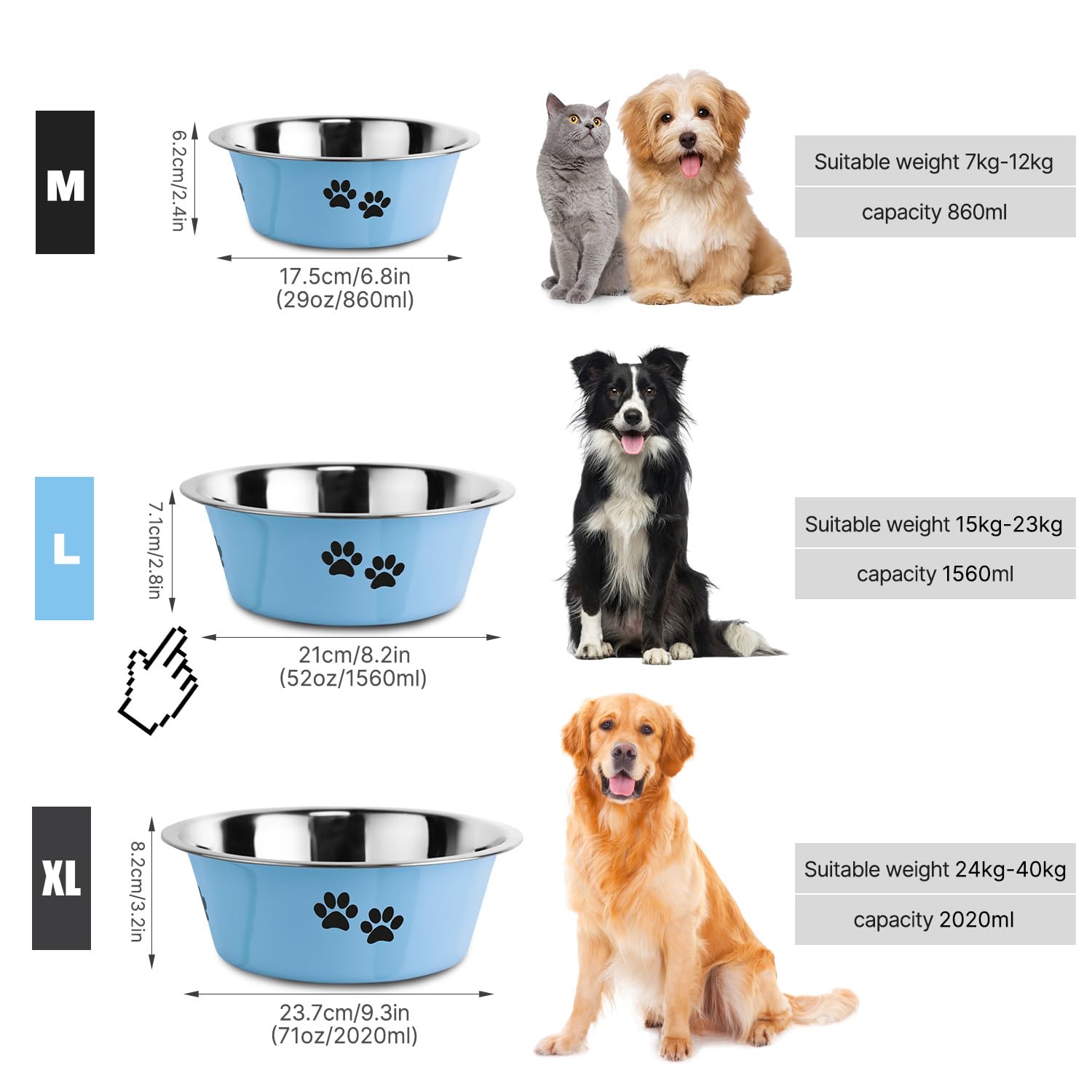 YUDANSI dog bowls elevated feeder setup demonstrates spill-free dining.