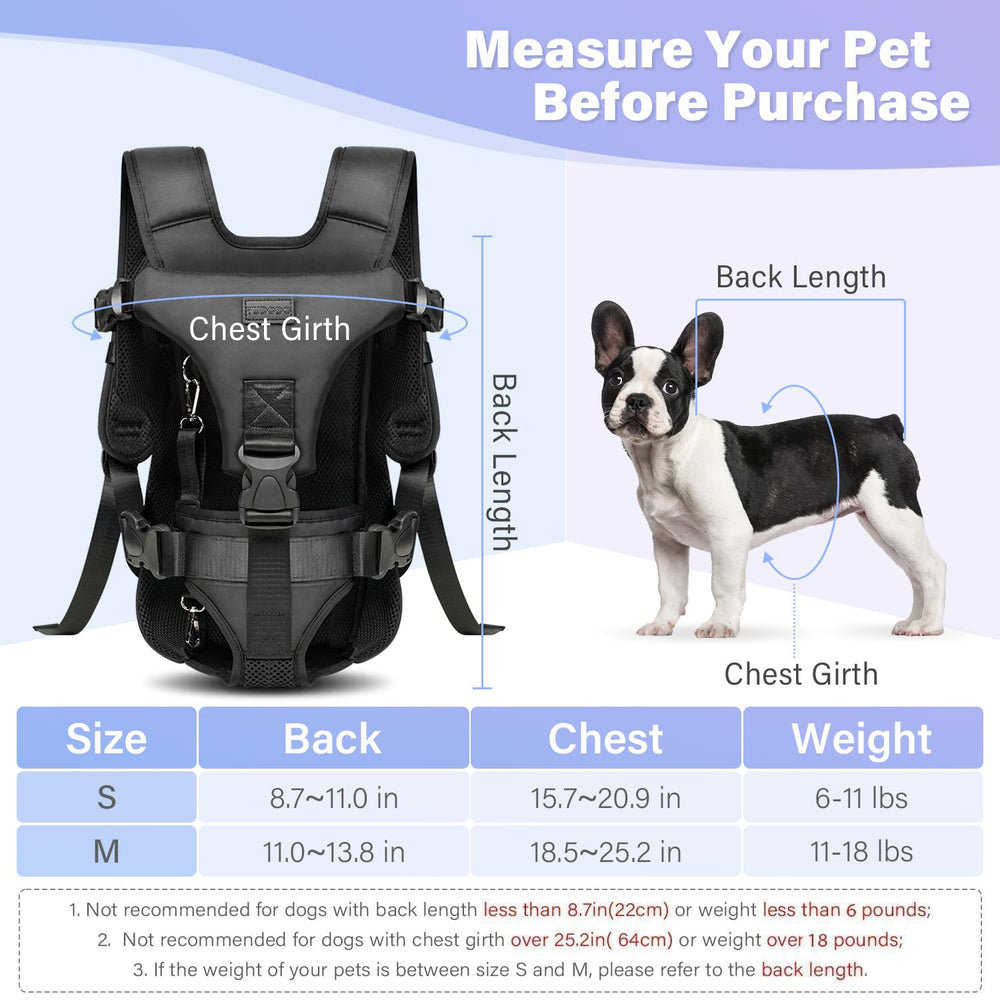YUDODO breathable-mesh-panel keeps your pet cool during long outdoor adventures.