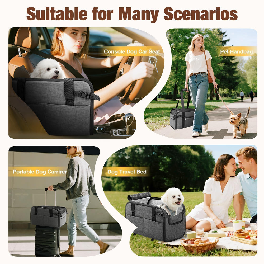 YUDODO waterproof bottom protects car upholstery from spills.