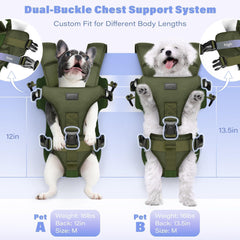 YUDODO adjustable-fit carrier offers comfy pets and owners on outings.