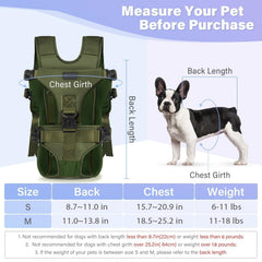 YUDODO front pet carrier army green breathable mesh ensuring all-season airflow.
