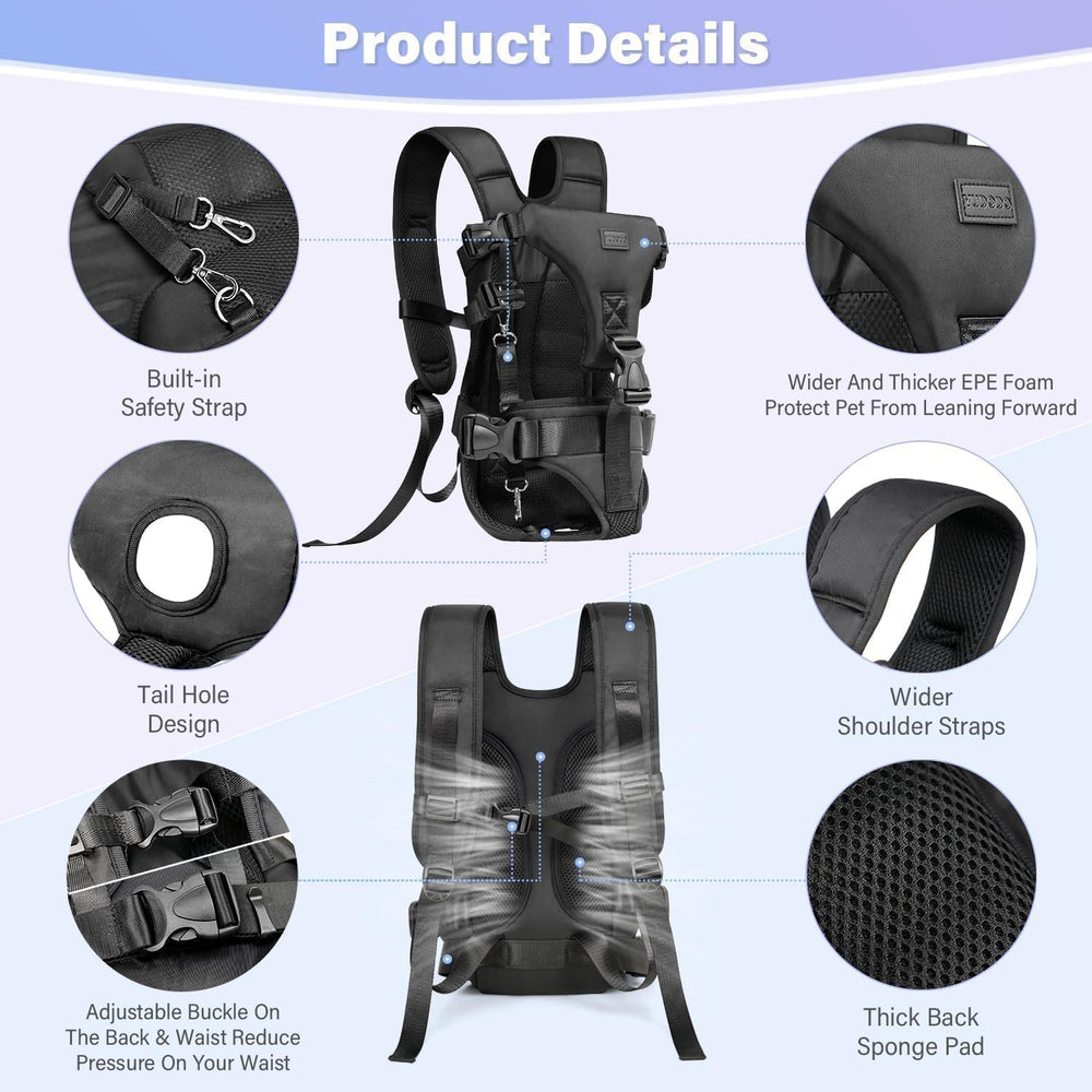 YUDODO ergonomic shoulder straps support comfortable extended wear