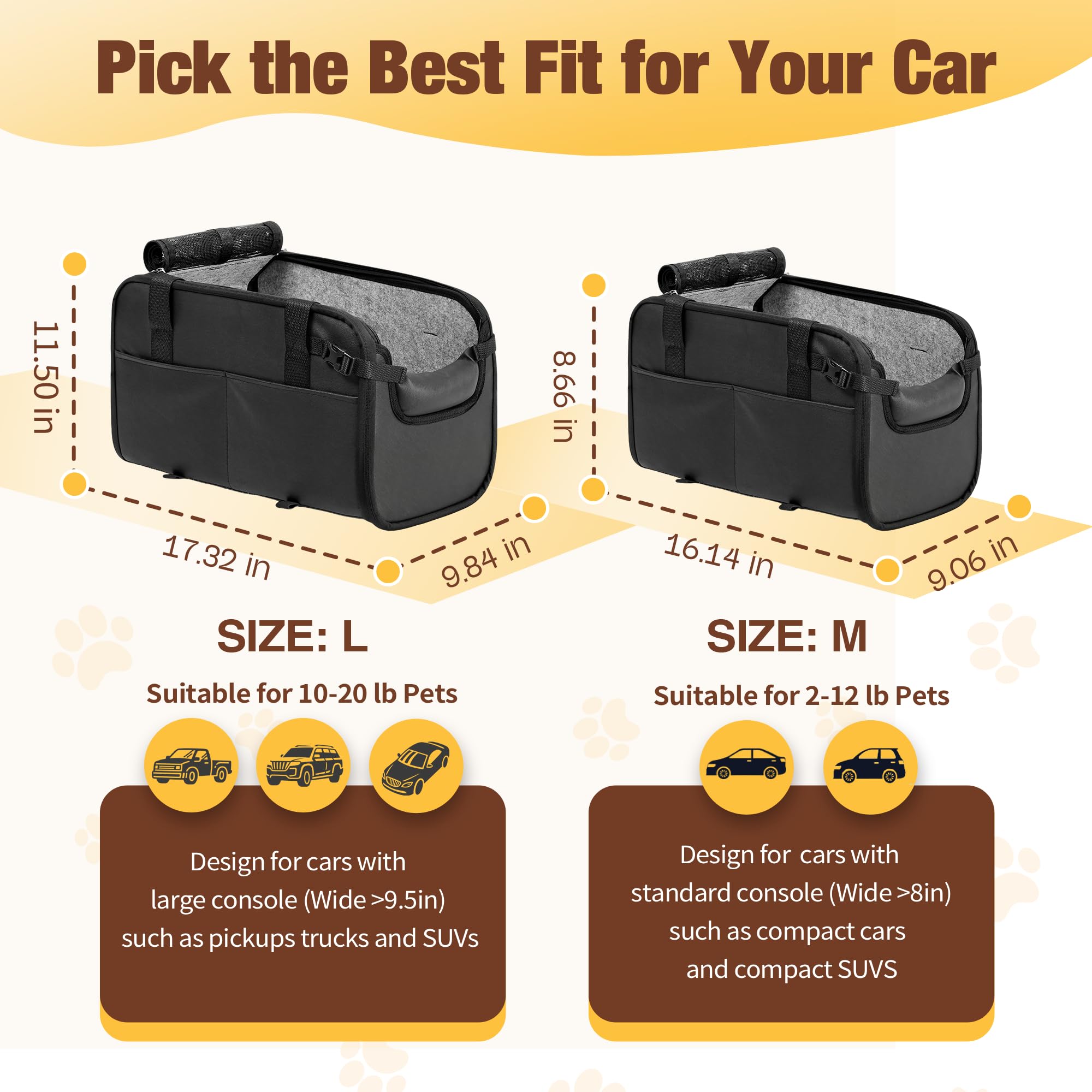 YUDODO large dog car seat fabric close-up highlights waterproof bottom protects upholstery.